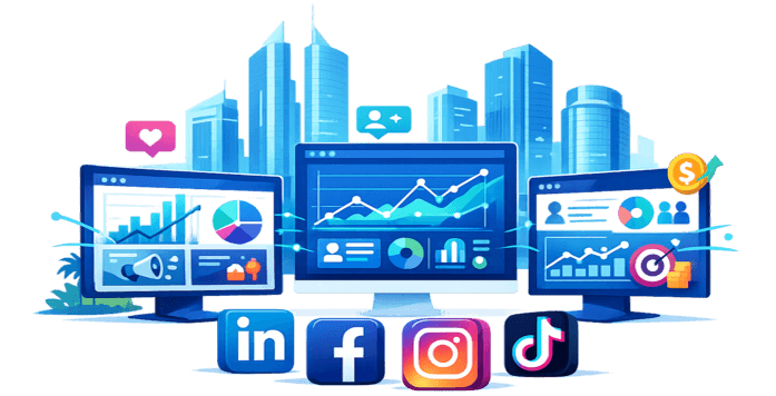 Stratégies social media sectorielles pour entreprises à Casablanca Finance City et quartiers d'affaires