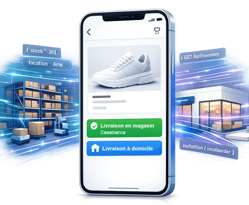 Gestion e-commerce multi-stocks via API REST et GraphQL pour points de vente