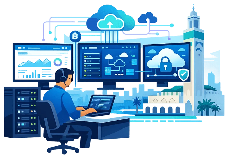 Maintenance MCO et infogérance de plateformes web à Casablanca par Time2rank.